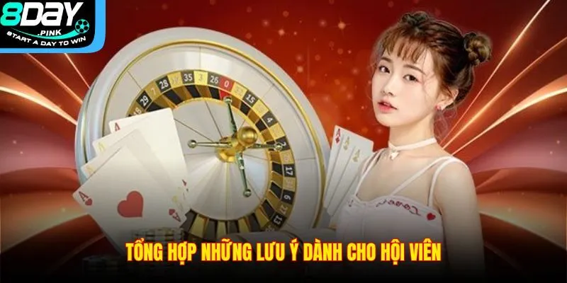 đăng nhập 2 Tổng hợp những lưu ý dành cho hội viên
